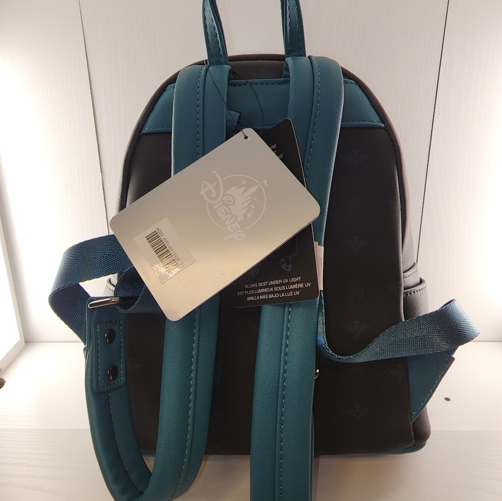 Loungefly The Haunted Mansion Glow-in-the-Dark Backpack New With Tags - Picture 5 of 8